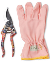 Load image into Gallery viewer, KIP &amp; Co. Forever Floral Lilac Garden Secateurs And Gloves Set (OS)