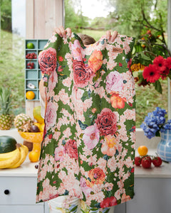 KIP & Co. Rose Garden Linen Tea Towel