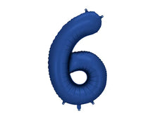 Load image into Gallery viewer, Navy Blue Number Foil Balloon 86cm