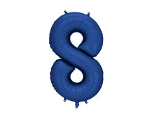 Load image into Gallery viewer, Navy Blue Number Foil Balloon 86cm