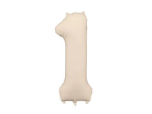 Load image into Gallery viewer, Light Beige Number Foil Balloon 86cm