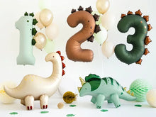 Load image into Gallery viewer, Dinosaur Number 1 Foil Balloon