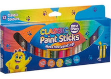 Load image into Gallery viewer, Little Brian Classic Paint Sticks Pack 12