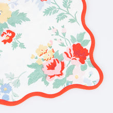 Load image into Gallery viewer, Vintage Floral Small Napkins (Pack 16)