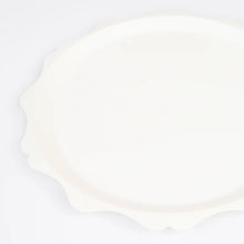 Load image into Gallery viewer, Cream Decorative Edge Compostable Side Plates (Pack 8)