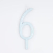 Load image into Gallery viewer, Slim Number Candles