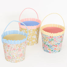 Load image into Gallery viewer, Meri Meri x Liberty Paper Baskets (Pack 6)