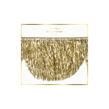 Load image into Gallery viewer, Meri Meri Gold Tinsel Scallop Garland