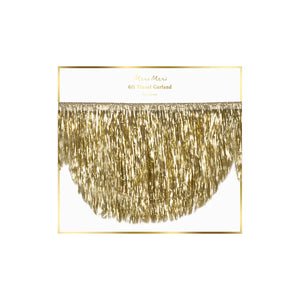 Meri Meri Gold Tinsel Scallop Garland