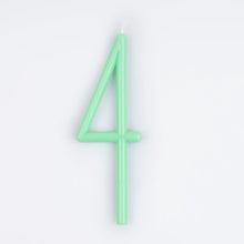 Load image into Gallery viewer, Slim Number Candles