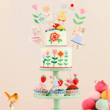 Load image into Gallery viewer, Meri Meri Kitten Club Cake Toppers (Pack of 4)