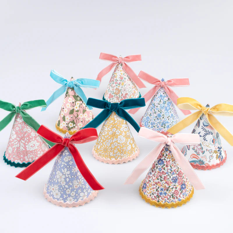 Meri Meri x Liberty London Floral Party Hats (Pack 8)