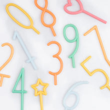 Load image into Gallery viewer, Slim Number Candles