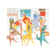 Load image into Gallery viewer, Animal Parade Cake Wrap &amp; Toppers