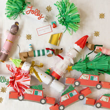 Load image into Gallery viewer, Santa, Reindeer &amp; Tree Christmas Crackers (Pack 6)