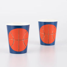 Load image into Gallery viewer, Basketball Cups (Pk 8)