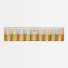 Load image into Gallery viewer, Pastel Dipped Mini Candles (Pack 16)