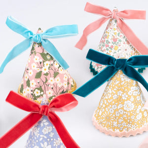 Meri Meri x Liberty London Floral Party Hats (Pack 8)