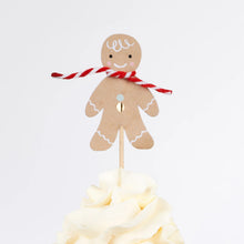 Load image into Gallery viewer, Gingerbread Cupcake Kit (24 toppers)