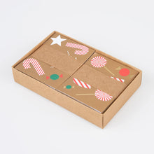 Load image into Gallery viewer, Gingerbread Stickers (Box 50)