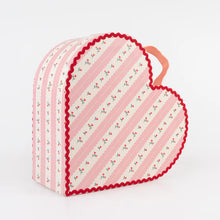 Load image into Gallery viewer, Vintage Rose Heart Suitcases (x2)