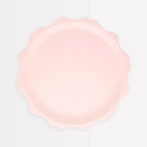 Pink Decorative Edge Compostable Side Plates (Pack 8)