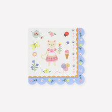 Load image into Gallery viewer, Meri Meri Kitten Club Small Napkins (Pack of 16)