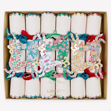 Load image into Gallery viewer, Meri Meri X Liberty Reindeer Crackers (Pack of 6)