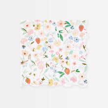 Load image into Gallery viewer, Elegant Floral Large Napkins (Pack 16)