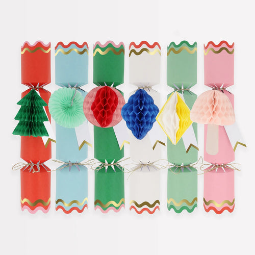 Christmas Crackers Honeycomb Collection (Pack 6)