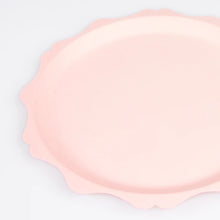 Load image into Gallery viewer, Pink Decorative Edge Compostable Side Plates (Pack 8)