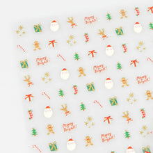 Load image into Gallery viewer, Meri Meri Christmas Nail Stickers (Set of 200)