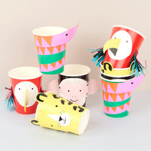 Load image into Gallery viewer, Meri Meri Jungle Jamboree Cups (Pack of 8)