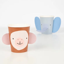 Load image into Gallery viewer, Animal Parade Party Cups (Pack 8)