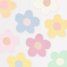 Load image into Gallery viewer, Daisy Shaped Napkins (Pack 16)