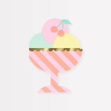 Load image into Gallery viewer, Ice Cream Sundae Napkins (Pack 16)