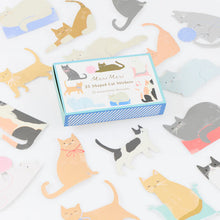 Load image into Gallery viewer, Meri Meri Cat Shaped Stickers