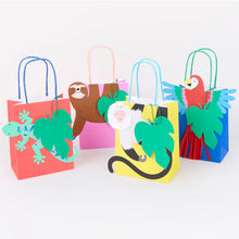 Load image into Gallery viewer, Meri Meri Jungle Jamboree Party Bags (Pack of 8)
