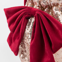 Load image into Gallery viewer, Pink Sequin Bow Bag