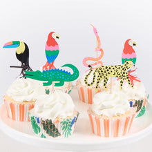 Load image into Gallery viewer, Meri Meri Jungle Jamboree Cupcake Kit (Pack of 24)