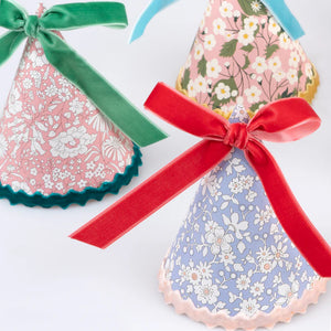 Meri Meri x Liberty London Floral Party Hats (Pack 8)