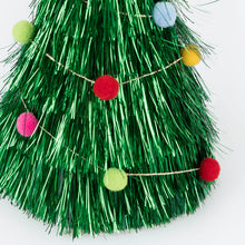 Load image into Gallery viewer, Meri Meri Tinsel Tree Party Hats (Set of 6)