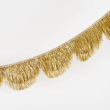 Load image into Gallery viewer, Meri Meri Gold Tinsel Scallop Garland