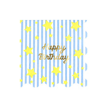 Load image into Gallery viewer, Meri Meri Bright Star Happy Birthday Large Napkins (Pack of 16)