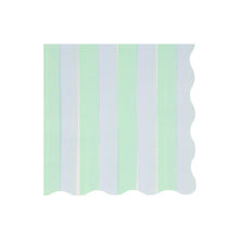 Load image into Gallery viewer, Pastel Stripe Small Napkins (Pack 16)