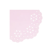 Load image into Gallery viewer, Broderie Anglaise Lace Multi Colour Napkins (Pack 16)