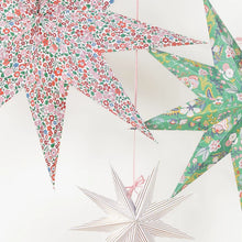 Load image into Gallery viewer, Meri Meri X Liberty Paper Star Decorations (Pack of 3)