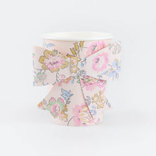 Load image into Gallery viewer, Meri Meri Pink Chintz Bow Cups (Pack 8)