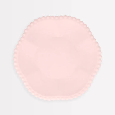 Meri Meri Pink Dot Edged Flower Compostable Side Plates (Pack of 8)