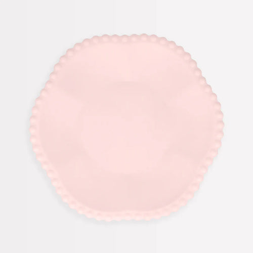 Meri Meri Pink Dot Edged Flower Compostable Side Plates (Pack of 8)